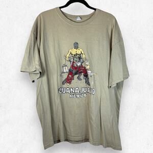 Yazbek Vintage T-shirt Men's 2XL Graphic Print Guanajuato Mexico El Santo